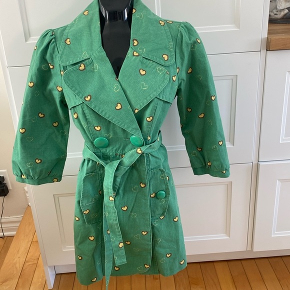 Cutest Vero Moda Hear Print Parisian Jacket/blazer - Picture 1 of 11